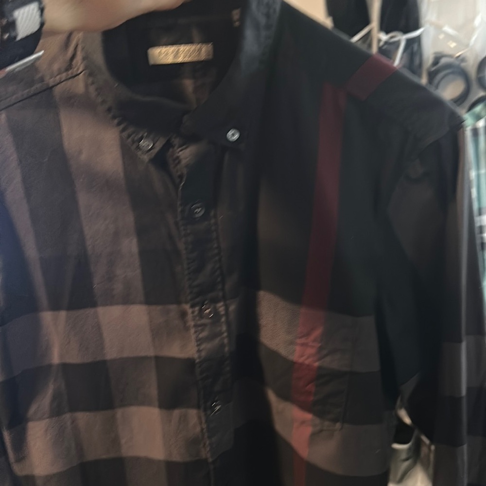 Burberry shirt used twice awesome condition great shirt